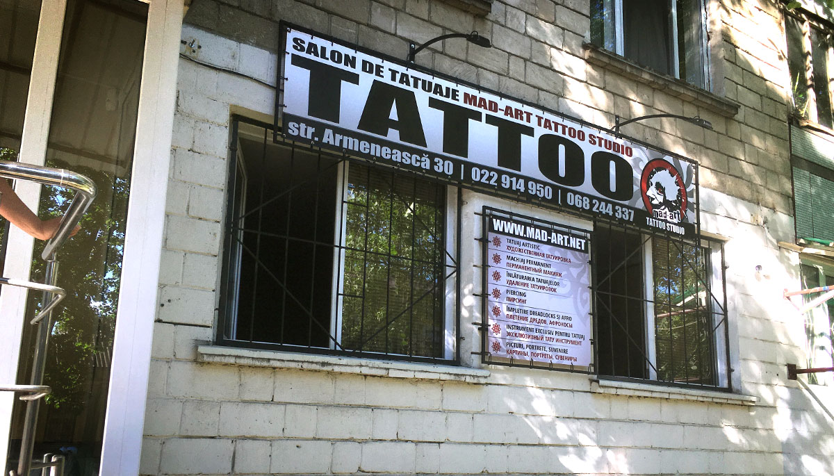 Contacts - Tattoo Studio - Mad-Art Tattoo Workshop | Chisinau, Moldova